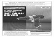 3/8 DRILL/ DRIVER - Harbor Freight Tools - Qualitymanuals.harborfreight.com/manuals/69000-69999/69360.pdf · Page 4 For technical questions, please call 1-888-866-5797. Item 69360