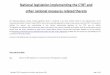 National legislation implementing the CTBT and other ... · PDF filePenal Code Azerbaijan ... international treaties articles 256 Law on Environmental Protection article 21 ... National