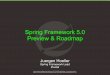 Spring Framework 5.0 Preview & Roadmap - QCon London · PDF fileSpring Framework 5.0 Preview & Roadmap ... on JDK 6, 7, 8 and 9 ... Reactive Web Endpoints in Spring A Spring MVC like