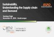 Sustainability, Understanding the Supply chain and … Sandeep Singh Final.pdf · Sustainability, Understanding the Supply chain and Demand Sandeep Singh November 18 , 2014 , Kuala