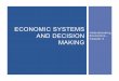 ECONOMIC SYSTEMS AND DECISION Economics - …mszaleski.weebly.com/uploads/1/3/1/5/13152548/econ_notes_chapter_2...Traditional Market Command Mixed ! ... of traditional, command and