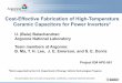 Cost-Effective Fabrication of High-Temperature Ceramic ... · PDF fileCost-Effective Fabrication of High-Temperature ... but a related project was reviewed last year) ... Fabrication