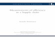Measurements of efficiency in a Supply chain - Simple search999780/FULLTEXT01.pdf · An index for measuring efficiency in a Supply chain is presented in chapter ... 6.2.2 Supply Chain