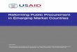Reforming Public Procurement in Emerging Market …kdid.org/sites/kdid/files/resource/files/Reforming Public...Reforming Public Procurement -- Syquia Fiscal Reform and Economic Governance