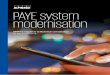 PAYE system modernisation - revenue.ie developments in Irish tax administration, ... The successful implementation of this project undoubtedly ... understood and experienced by payroll