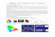 Physics 1230 Light and Color”: Exam #3 - · PDF filePhysics 1230 “Light and Color”: Exam #3 ... When 460 nm blue light strikes one side of ... with linear polarizaqtion state