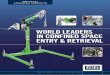 WORLD LEADERS IN CONFINED SPACE ENTRY & · PDF fileWORLD LEADERS IN CONFINED SPACE ENTRY & RETRIEVAL ... designed for manhole and confined space ... Davits feature an EN795 class B