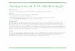 Assignment 1 Walkthrough - Stanford University · PDF fileAssignment I Walkthrough ... you’ll still get warnings because the compiler will notice that ... It’s time to create the