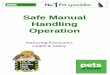 Safe Manual Handling Operation - Intranet Login or moving • This human effort can be applied ... • Why are safe Manual Handling techniques ... You should always report damage/defects