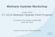 Methane Hydrate Workshop - US Department of Energyenergy.gov/sites/prod/files/2013/06/f1/Greg Myers - Methane Hydrate... · A number of new quantitative estimates of in-place methane