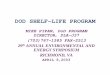 DOD SHELF-LIFE PROGRAM -   ... · PDF fileupon receipt of new procurements