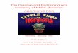 The Creative and Performing Arts Academy of NEPA · PDF filename _____ little shop of horrors conflict sheet **important** please fill out and return at the audition production rehearsal