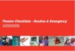 Theatre Checklists - Routine & Emergency · PDF fileTheatre Checklists - Routine & Emergency ... eye contact, use names, ... Airway (face or laryngeal mask), meticulous attention to