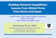 Building Network Capabilities: Lessons from Global … Network Capabilities: Lessons from Global Firms from Korea and Japan Paul Hong, Ph.D., CMA Information Operations and Technology
