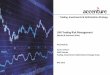 Trading, Investments & Optimization Strategy Trading Risk Management [Market & Volumetric Risks] Presented By Xavier Veillard APAC Director Trading, Investments & Optimization Strategy