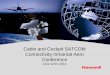 Cabin and Cockpit SATCOM Connectivity Inmarsat Aero · PDF fileCabin and Cockpit SATCOM Connectivity Inmarsat Aero ... Dedicated Ground Network. VHF. VPN. Satcom. ... Inmarsat I3/I4