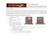 Product Specifications - · PDF fileproperly and efficiently perform conventional and hydraulic forcible entry operations on ... greater challenge to the firefighter 6. Re-usable Pad