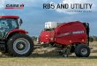 RB5 AND UTILITY -   · PDF fileCase IH RB5 series round balers can help you hit the mark more often and more consistently. ... RB5 and Utility Series Round Balers Specifications