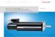 Electric Drives Linear Motion and - Nome do · PDF fileLinear Motion and Hydraulics Assembly ... Rexroth IndraDyn S Electric Drives ... used devices to project the drive systems of
