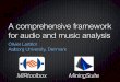 A comprehensive framework for audio and music  · PDF fileA comprehensive framework for audio and music analysis ... Cello Concerto in A major, ... Comptine d’un autre été :