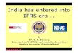 By CA. S. B. Zaware - PuneICAIpuneicai.org/wp-content/uploads/India-has-entered-into-IFRS-era... · IAS 18 Ind AS 115 Revenue Comparative Summary of Indian Accounting Standards &