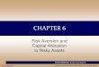 CHAPTER 6 - leeds-courses.colorado.edu - /leeds-courses.colorado.edu/FNCE4030/MISC/slides/FNCE4030...INVESTMENTS | BODIE, KANE, MARCUS Allocation to Risky Assets • Investors will