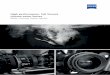 ZEISS Cinema Zoom Lenses - ZEISS International, optical ... · PDF fileZEISS Cinema Zoom lenses feature exquisite optics in a robust, durable package – two characteristics ... 70