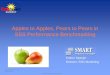 Apples to Apples, Pears to Pears in SSS Performance ... · PDF fileApples to Apples, Pears to Pears in SSS Performance Benchmarking Esther Spanjer ... •Spec 1.0 focus on Enterprise