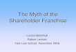 The Myth of the Shareholder Franchise - Harvard Law School Lecture1_Nov14.pdf · The Myth of the Shareholder Franchise Lucian Bebchuk ... under US state corporate law over any 