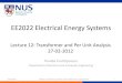EE2022 Electrical Energy Systems - COPPE/UFRJtarang/Conversao/panida_lec12.pdf · EE2022 Electrical Energy Systems Panida Jirutitijaroen Department of Electrical and Computer Engineering