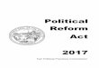 Political Reform Act - California Fair Political Practices ... · PDF fileGovernor Brown to the Fair Political Practices ... University of Chicago Law School and his B.A. with honors