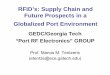 RFID’s: Supply Chain and Future Prospects in a …aapa.files.cms-plus.com/SeminarPresentations/07_OPSAFIT_Tentzeris...Future Prospects in a Globalized Port Environment ... (860 Æ930