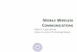 MOBILE IRELESS COMMUNICATIONS - NPTELnptel.ac.in/courses/126104006/LectureNotes/Week-2_Mobile Wireless...Wireless Communications ... (Global System for Mobile ... ETSI officially included