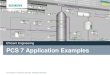 Efficient Engineering PCS 7 Application Examples - Siemens · PDF fileThis list should give you an overview of the existing PCS 7 Application Examples. 