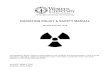RADIATION SAFETY MANUAL - Western University of · PDF fileThis Radiation Safety Manual serves as a guide for faculty ... diagnostic radiology machines and ... Health Branch of the