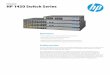 HP 1420 Switch Series - Airheads Community HP 1420 switches have quality of service (QoS) support and IEEE 802.3x flow control features that improve network efficiency. Simplified