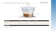 Tazo® Iced Chai Tea Latte - Starbucks Branded · PDF fileTazo® Iced Chai Tea Latte. Ingredients 12 fl. oz 16 fl. oz 24 fl. oz Fontana® Classic Syrup 2 pumps (.5 fl oz) 3 pumps (.75