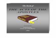 THE ACTS OF THE APOSTLES - Camp Hill, PAcamphillchurch.org/study_books/ACTS,The Study of.pdfTable of Contents "The Study of the Acts of the Apostles" Lessons Topics Chapters Pages