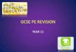GCSE PE REVISION - Brune Park Community School PE REVISION EXPLAIN THESE TERMS… ... KEY TERM EXPLANATION ... VITAL CAPACITY The amount of air that can pass in and
