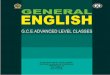 General English - NIEnie.lk/pdffiles/tg/eALTG GenEng.pdfA speaker saying ‘You’re late,’ for example, may be wishing to convey any one of a range of meanings: simply stating the