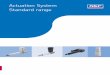 Actuation System Standard · PDF fileSKF Actuation System products. About the data in this catalogue ... system to convert rotary motion into smooth, accurate, and reversible linear