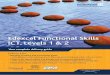Edexcel Functional Skills ICT, Levels 1 & 2 are delighted to introduce you to the Edexcel Functional Skills ICT, Levels 1 & 2 ... 3.1 Work with !les, ... 10.1 At each stage of a task