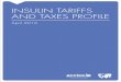 INSULIN TARIFFS AND TAXES PROFILE - haiweb.orghaiweb.org/wp-content/uploads/2016/04/ACCISS-Tariff-April2016... · 1.2 The Insulin Tariffs and Taxes Profile ... 1.3 Tariffs and Tariff