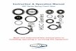 Instruction & Operation Manual - Dixon Valve US Spring Check... · Instruction & Operation Manual ... 1" HSC-RK*100 1 ... product changeover or downtime. These intervals shall be
