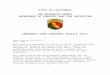 STATE OF CALIFORNIA -  · Web viewSTATE OF CALIFORNIA THE RESOURCES AGENCY DEPARTMENT OF FORESTRY AND FIRE PROTECTION EMERGENCY CREW TRANSPORT VEHICLE (ECT) Specification #