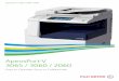 ApeosPort-V 3065 / 3060 / 2060 - Fuji Xerox Australia · PDF fileAuthentication using IC card ... environment friendly cellulosic bio-based ... *Value measured by the test defined