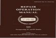 TR6 Repair Operation Manual - Triumph TR4A - Weeblytr4a.weebly.com/uploads/2/1/9/8/21980360/tr6_repair_manual_part1.pdfTR6 REPAIR OPERATION MANUAL ... Electrical Instruments Service