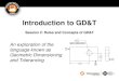 Introduction to GD&T · PDF fileIntroduction to GD&T Session 2: Rules and Concepts of GD&T An exploration of the language known as Geometric Dimensioning and Tolerancing