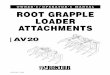 ROOT GRAPPLE LOADER ATTACHMENTS - John Deeremanuals.deere.com/cceomview/5WS105006_19/Output/5WS105006.pdf · ROOT GRAPPLE LOADER ATTACHMENTS AV20 5WS105006 5 ... Owner’s/Operator’s
