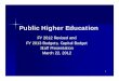 Public Higher Education - Rhode Island General …webserver.rilin.state.ri.us/HouseFinance/Higher Ed FY 2013.pdf2 Public Higher Education Board of Governors & Office of Higher Education